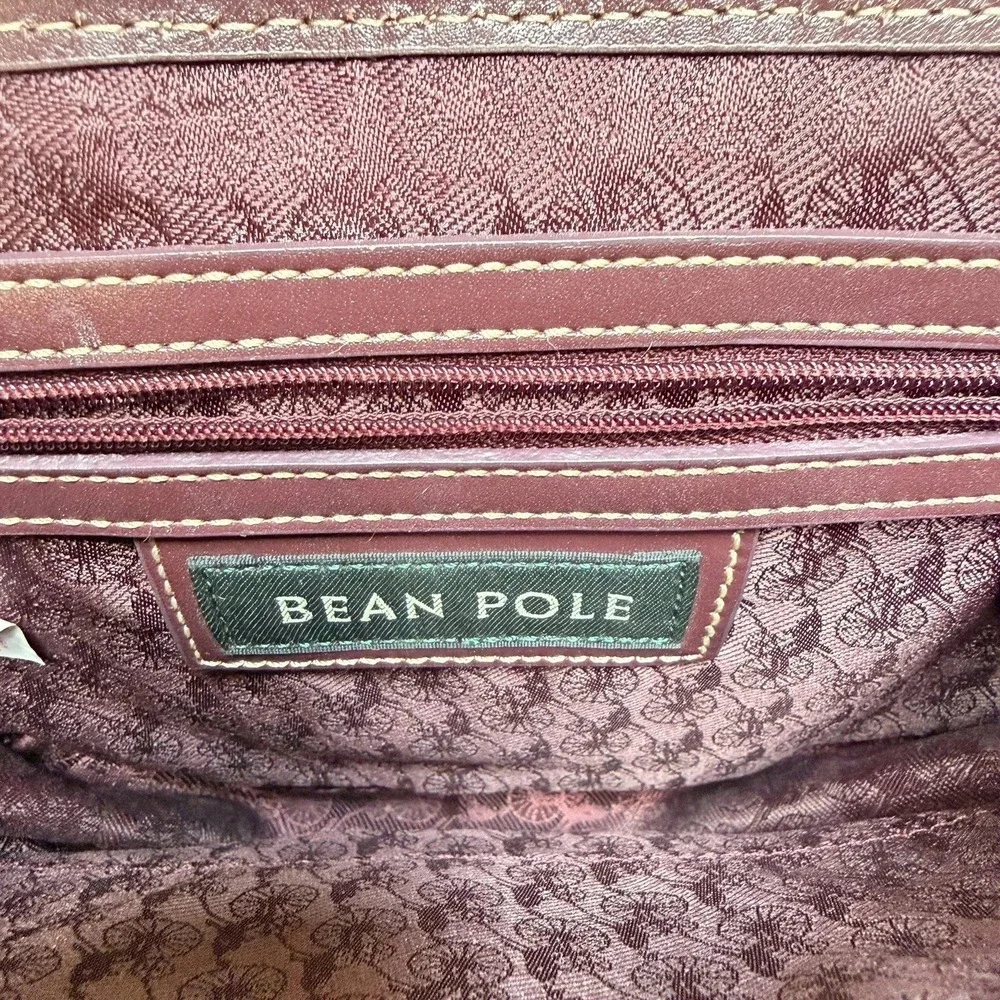 Bean Pole Vintage Y2K Preppy Plaid Saddle Bag Crossbody Purse Korean
